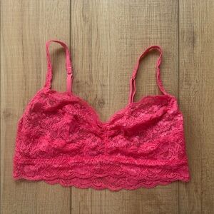 Cosabella Lace Bralette - Pink Intimates size medium adjustable straps